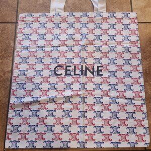 Celine Tri-Color Canvas Tote